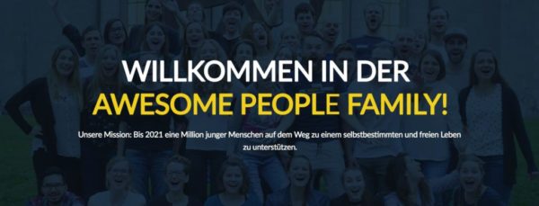 Partnerprogramm von AWESOME PEOPLE FAMILY