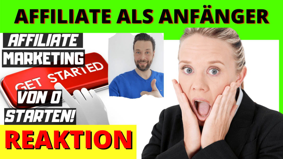 AFFILIATE MARKETING ALS ANFÄNGER