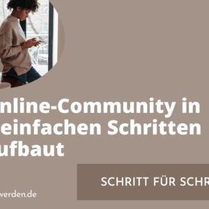 OnlineCommunityaufbaut