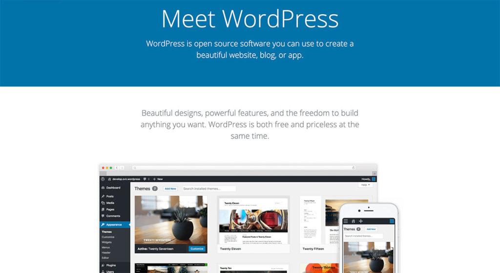 wordpress website builder