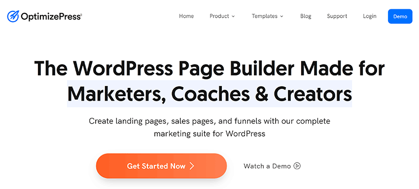 optimizepress home page