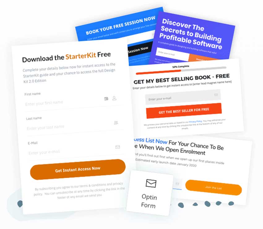 optimizepress landing page form